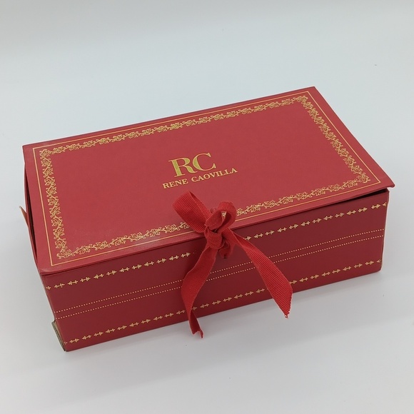 🌟 NEW IN BOX Vintage 40s Rene Caovilla Plum Pump with Box - Picture 4 of 15